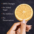 4oz (2025 FD Pantry Freeze Dried Orange Slices, Slices) USA-Grown Oranges, Crunchy Citrus for Cocktails, Tea, Baking