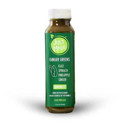 JUST MADE JUICE Ginger Greens, 11.8 FZ