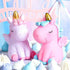 Unicorn Birthday Cake Topper, 2 Pack Unicorn Figurines for Cupcake Dessert DIY Decoration Accessories, Baby Shower Toy