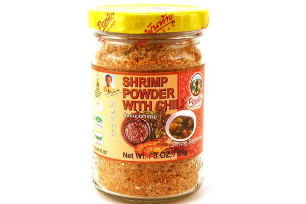 Pantai Norasingh Shrimp Powder with Chili - 3oz (Pack of 6)