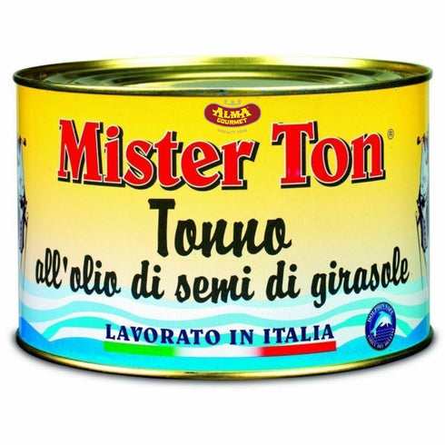 Mister Ton Italian Yellowfin Tuna Canned in Oil - Imported From Italy