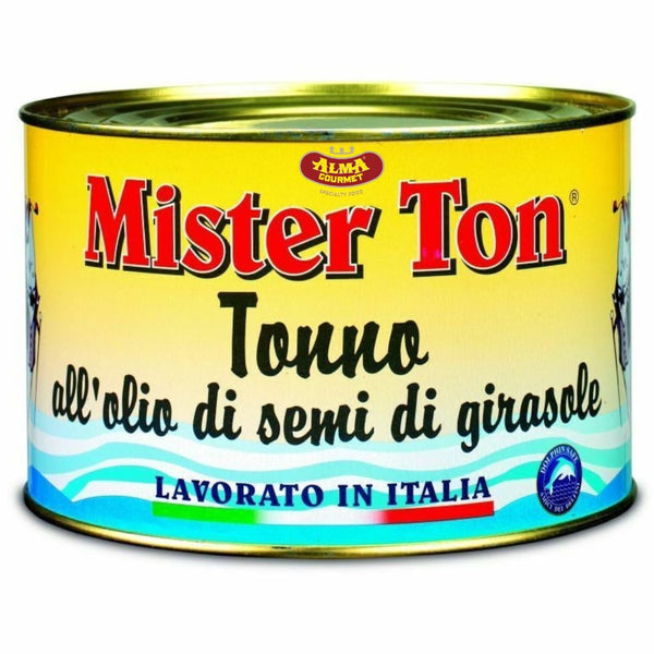 Mister Ton Italian Yellowfin Tuna Canned in Oil - Imported From Italy