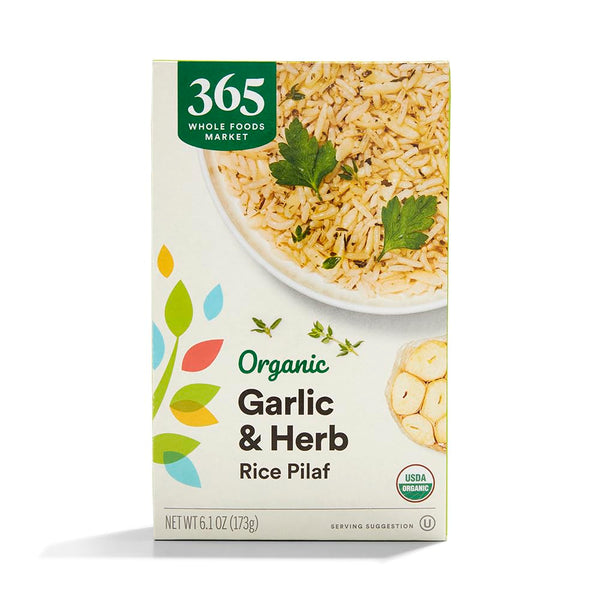 365 by Whole Foods Market, Organic Garlic & Herb Rice Pilaf, 6.1