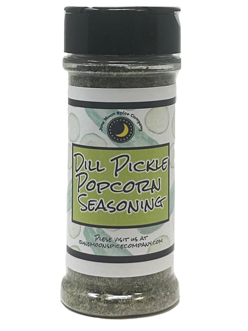 Premium Dill Pickle Popcorn Seasoning, Large Shaker, Calorie Free, Perfectly Seasoned for Popcorn Lovers!