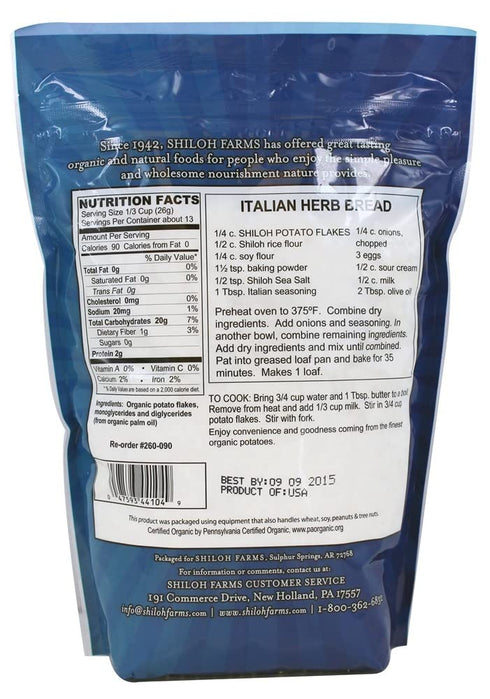 Shiloh Farms 12 oz Organic Potato Flakes Instant