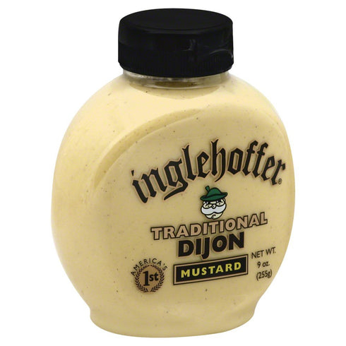 INGLEHOFFER Mustard, Traditional Dijon 9.0 OZ(Pack of 1)