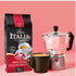 1kg (2.2 lb) Saquella Bar Italia Gran Crema Espresso Coffee Beans, | Authentic Italian Roast | Full-Bodied, Velvety