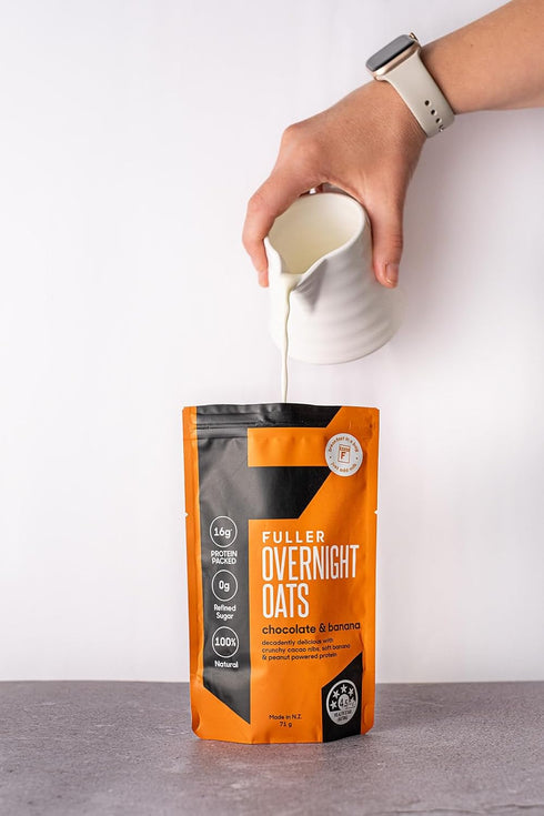 Delicious High Protein Overnight Oats - Nutritionist Designed FULLER For Longer With Low Sugar, High Fiber & Premium
