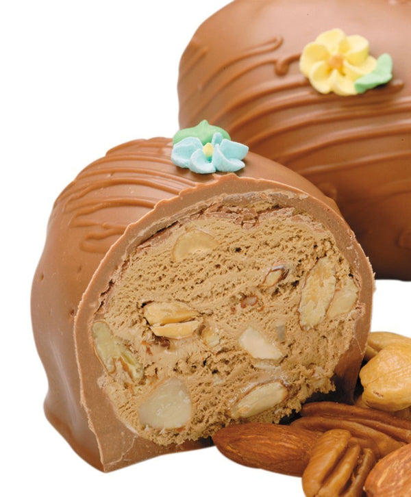 Philadelphia Candies Maple Nut Easter Egg, Milk Chocolate 8 Ounce Gift Box