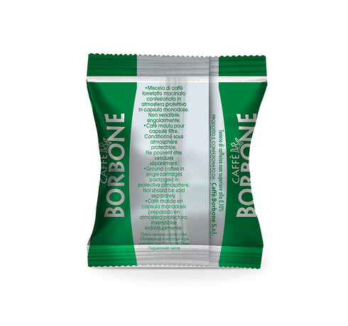 100 Count Caff Borbone Green Blend Decaffeinated Nespresso Compatible Espresso Coffee Pods, Espresso Pods