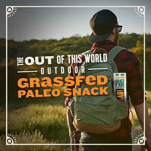 (8 oz, Pack 1) Made by True Garlic & Herb Biltong Slab - Grass-Fed Beef Whole Jerky Slab of - High-Protein Keto Snack