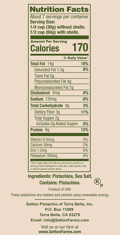 Setton 3lb 48 oz, Farms Pistachios, Dry Roasted and Salted Pistachios, Extra Large Premium California Pistachios