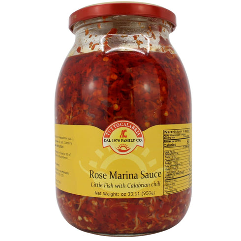 TUTTOCALABRIA, Rosa Marina Sauce - Calabria Chili Pepper Sauce with Little Fish