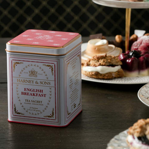 20 Harney & Sons Black Tea, English Breakfast, Sachets