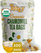 Tozzy Organic Chamomile Tea - 100 Bags | Pure Plant-Based Ingredients | Eco-Conscious Packaging