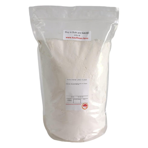 Kauffman Orchards Purasnow Cake Flour, 12 Pound Bag