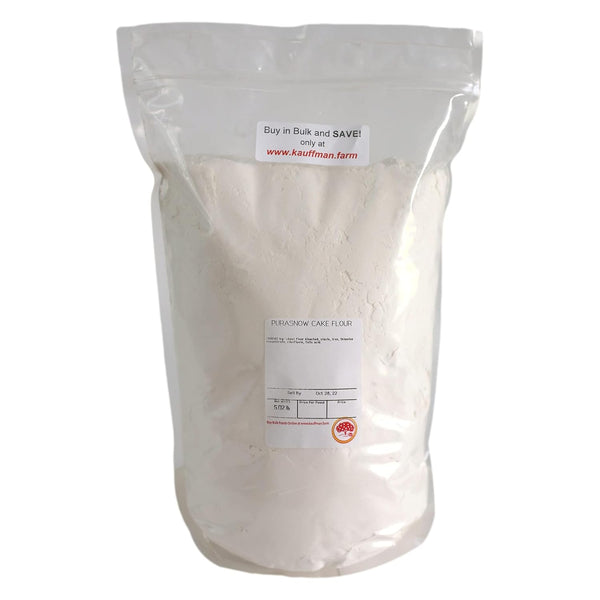 Kauffman Orchards Purasnow Cake Flour, 12 Pound Bag