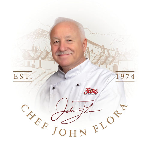 6 24.3 Oz Flora Foods Whole Hot Cherry Peppers in Water & Vinegar Case of Jars | Gourmet Peppers for Pasta & SaladWhole