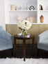 6 KaBloom - Beauty White Hydrangeas with vase - Fresh Flowers for Birthday, Valentine's & Mother's Day