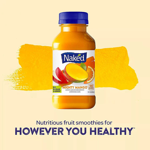 Gourmet Kitchn Pack 2 (10 oz., 12 24 Juice,2 Pack Naked Juice Variety | Strawberry Banana, Mighty Mango, Berry Blast