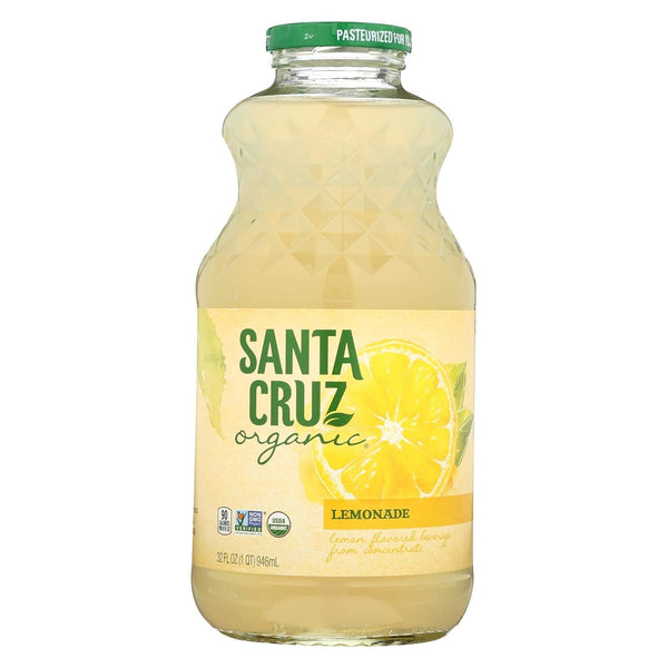 Santa Cruz ORGANIC Lemonade - 32 Ounce - 12 per case.