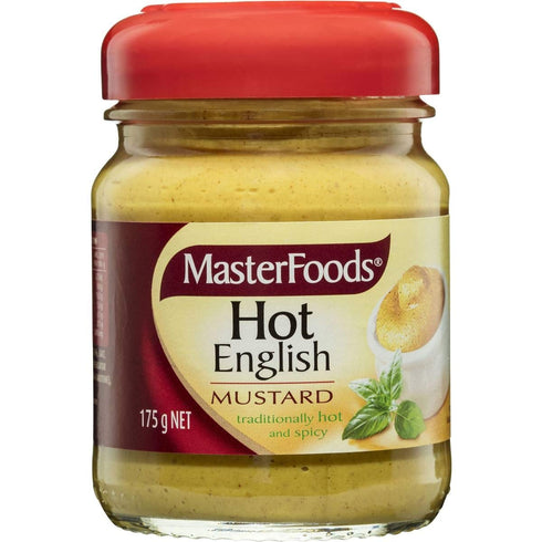 MasterFoods Hot English Mustard 175g (2 Pack)