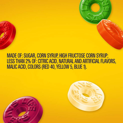 5 50 oz LIFE SAVERS Flavors Hard Candy, Party Size, Bag