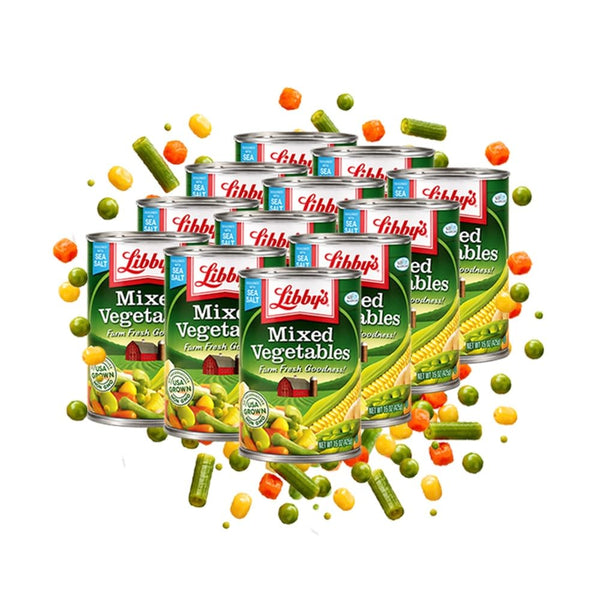 Libby's Mixed Vegetables | Delicious Vegetable Favorites | Colorful Carrots, Potatoes, Peas,