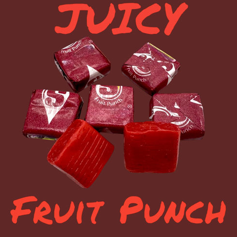 1.5 lbs Flavor(24 Oz) Juicy Fruit Punch Str burst - Fruit Punch Flavor Str burst Individually Wrapped Chewy Candy