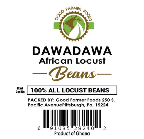 2oz Good Farmer Foods Dawadawa African Locust Beans Dried loose| Dawadawa | Iru | Ogiri |
