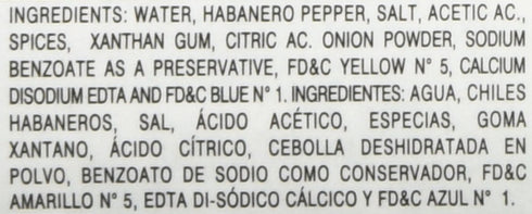 4 oz. El Yucateco Green Chile Habanero Sauce