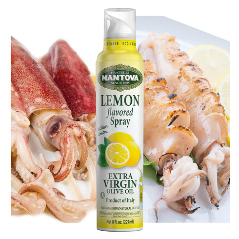 (Pack 3) FISH SEASONING Extra Virgin Olive Oil Lemon, Garlic, Orange and Black Pepper Spray