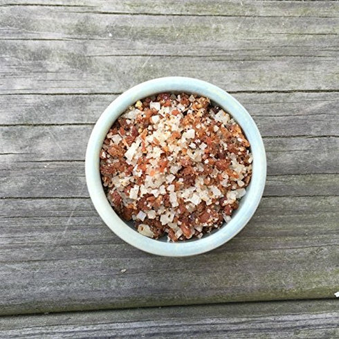 1.5 oz Salt Traders Real Smoked Bacon Sea Salt - Net Wt. (Glass Jar)