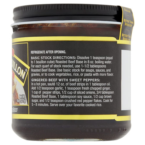 8 (Pack 2) Better than Bouillon Premium Roasted Beef Base & Roasted Chicken Base ounce Jars