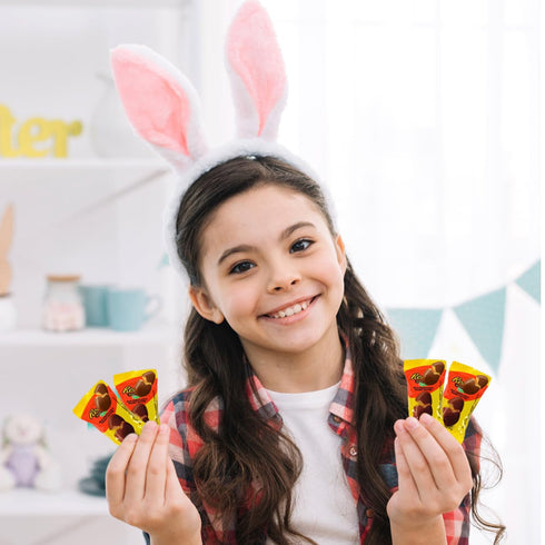 2LB Pack, 0.60oz, Easter Chocolate Eggs, Eggs Bulk Each Egg Indulge in Delicious Easter Eggs, Peanut Butter Eggs