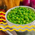 15 oz (Pack 12) Rica Rondo Green Peas, Canned Vegetables, Can