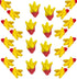 Gummi Gummies (2 Fruidles Chicken Feet Candy, Delicious Peach Fruit Flavors Pounds)