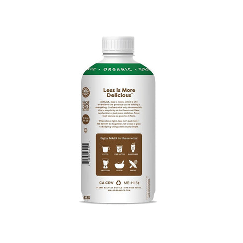 28 MALK Organic Unsweetened Coconut Milk, FZ