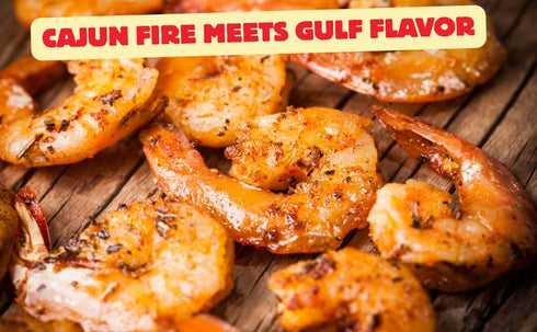 Lion Spice Co. Gulf Cajun Seasoning Authentic Louisiana-Style Blackened Spice Blend for Chicken, Seafood & Vegetables |