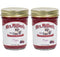 Mrs. Miller's Amish Homemade Plum Jelly, 8 oz - Pack of 2 (Boxed)
