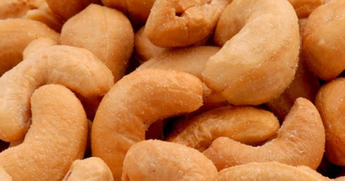 (2 LBs) Dry Roasted Cashews Salted | Baked In Small Batches for added freshness | Without Oil | Perfectly Crunchy