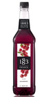 1883 Cranberry Syrup for Drinks, Made in France, 1 Liter Plastic Bottle