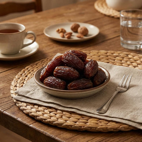 5 lb California Grown Dates Bulk, Fresh Whole Dates in Resealable Bag, Naturally Sweet Snack, Great for Baking