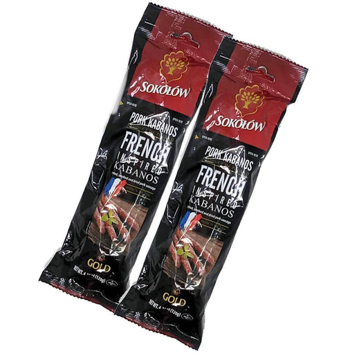 Sokolow Pork Kabanos - Thin French Inspired Kabanosy (2 Pack)