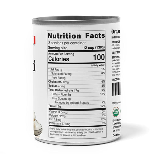 14 oz (Pack 8) Food to Live Organic Italian Canned Cannellini Beans, of - Unsalted Non-GMO White Kidney Beans. Good