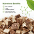 WildSap Emeralds 8.8 oz (250g) 5mm Stemless Dried Shiitake Mushroom Dices - Value Size, Premium Umami Mushroom Bits