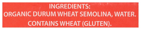 14 oz Partanna Organic Premium Rigatonini Italian Artisanal Pasta - Bronze Cut - Durum Wheat Semolina-Slow Dried