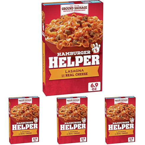 Hamburger Helper Lasagna, 6.9 Oz, (Pack of 4)