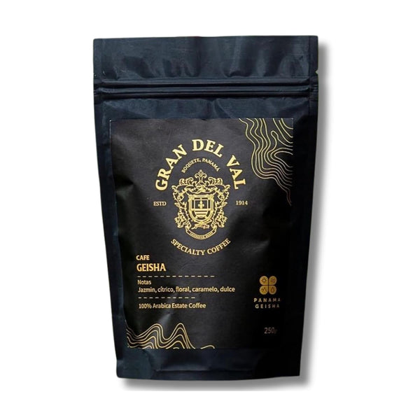 Gran Del Val Geisha Coffee Whole Beans - Panamanian Fresh Geisha Washed