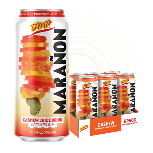 De Mi Pais Cashew Juice with Pulp, Premium Quality, Maraon Juice Content,